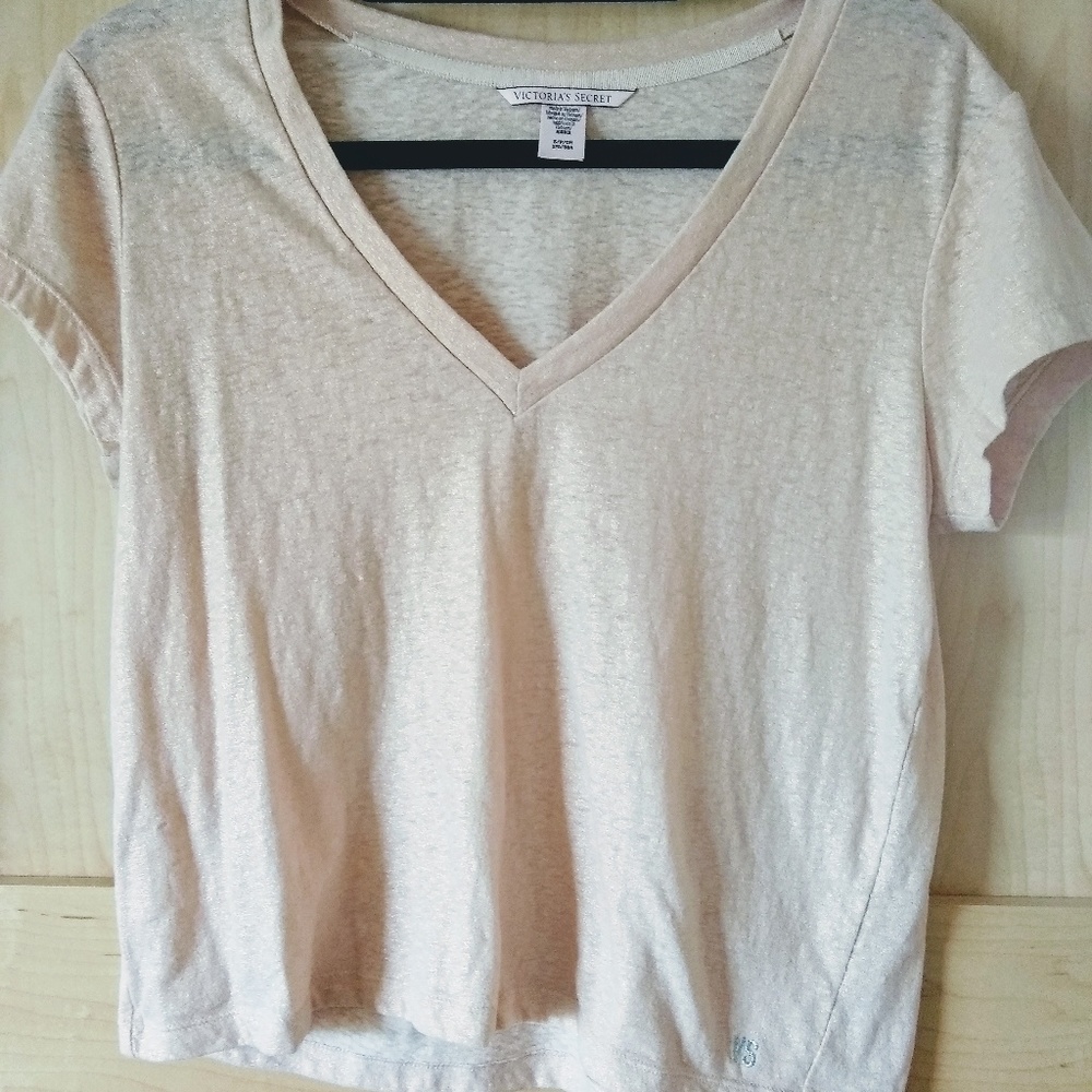 VS shimmer lounge shirt